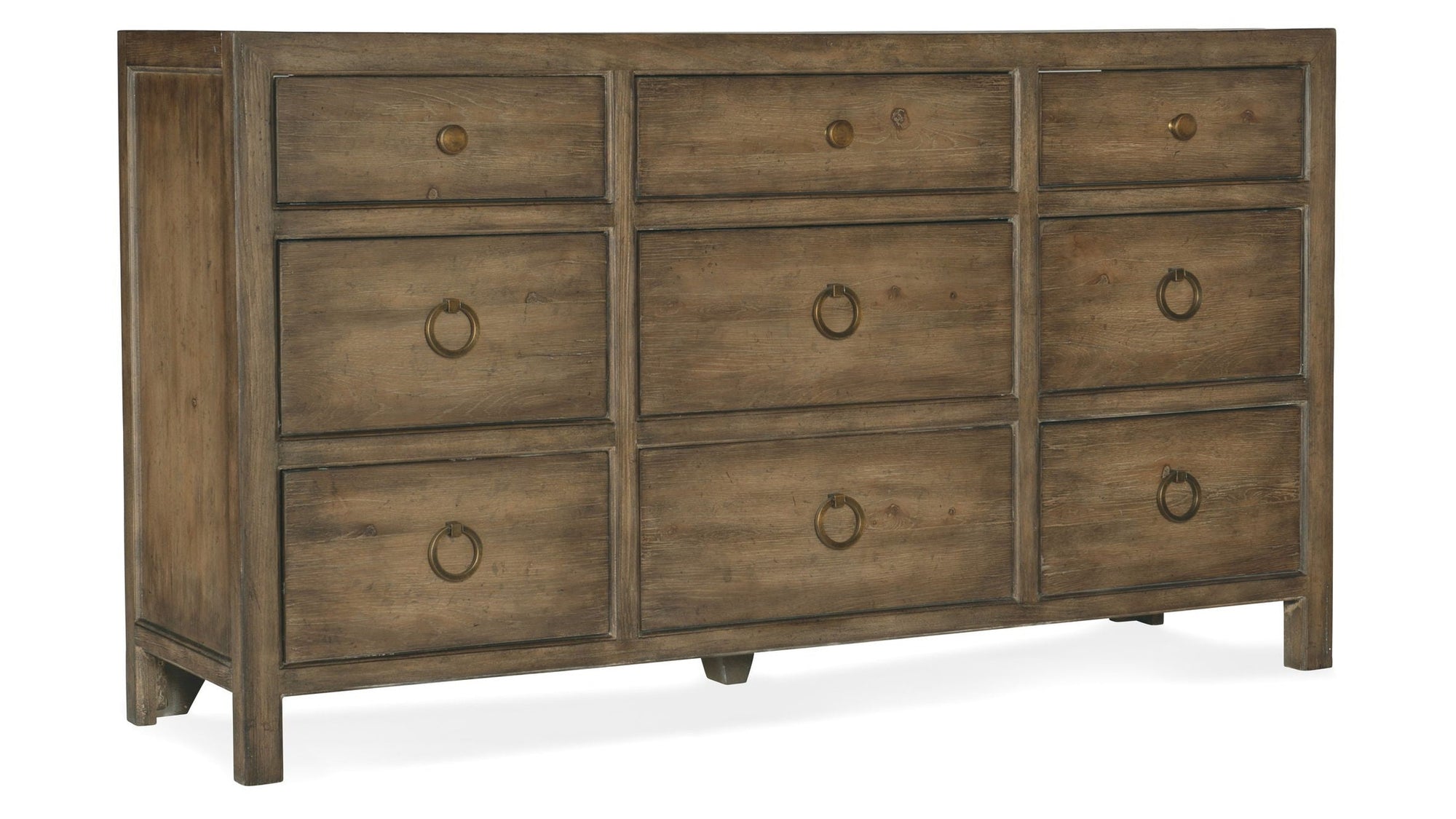 Sundance - 9-Drawer Dresser - Dark Brown