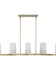 Mistie - 8 Light Linear Chandelier - Bronze