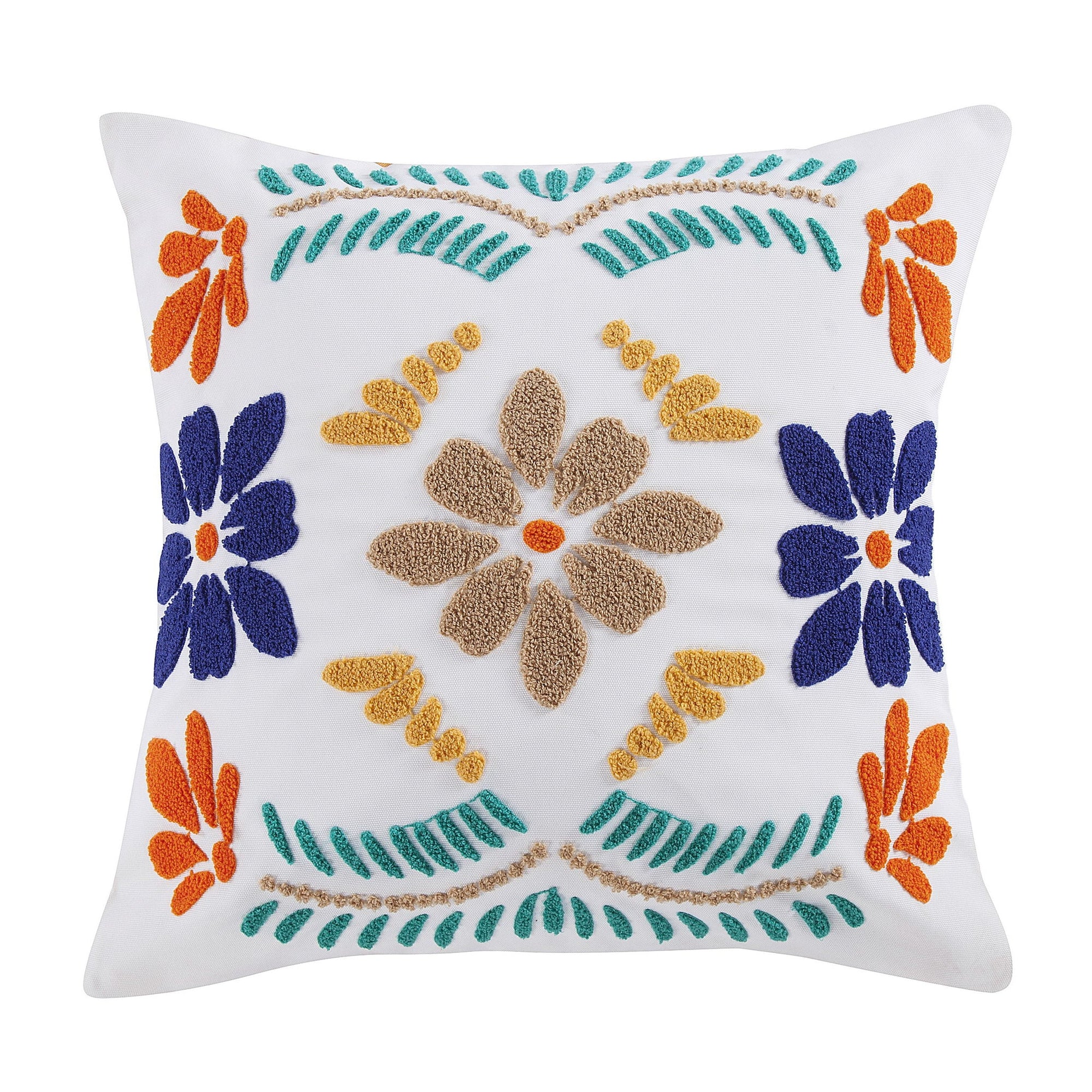 Outdoor Pillow - Bonita Indoor/Outdoor Pillow 2 Per Carton - Turquoise / Yellow