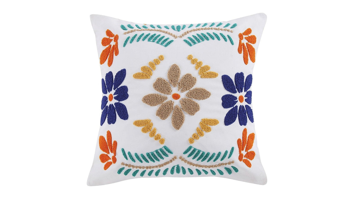 Outdoor Pillow - Bonita Indoor/Outdoor Pillow 2 Per Carton - Turquoise / Yellow