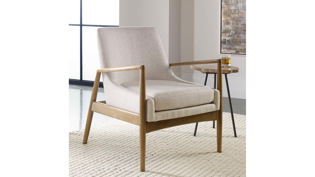 Bev - Accent Chair - White