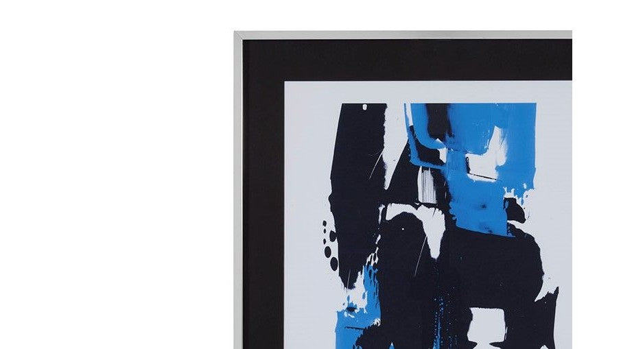 Monolith I Framed Print - Blue