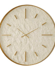 Stone Serenity - Wall Clock - Light Brown
