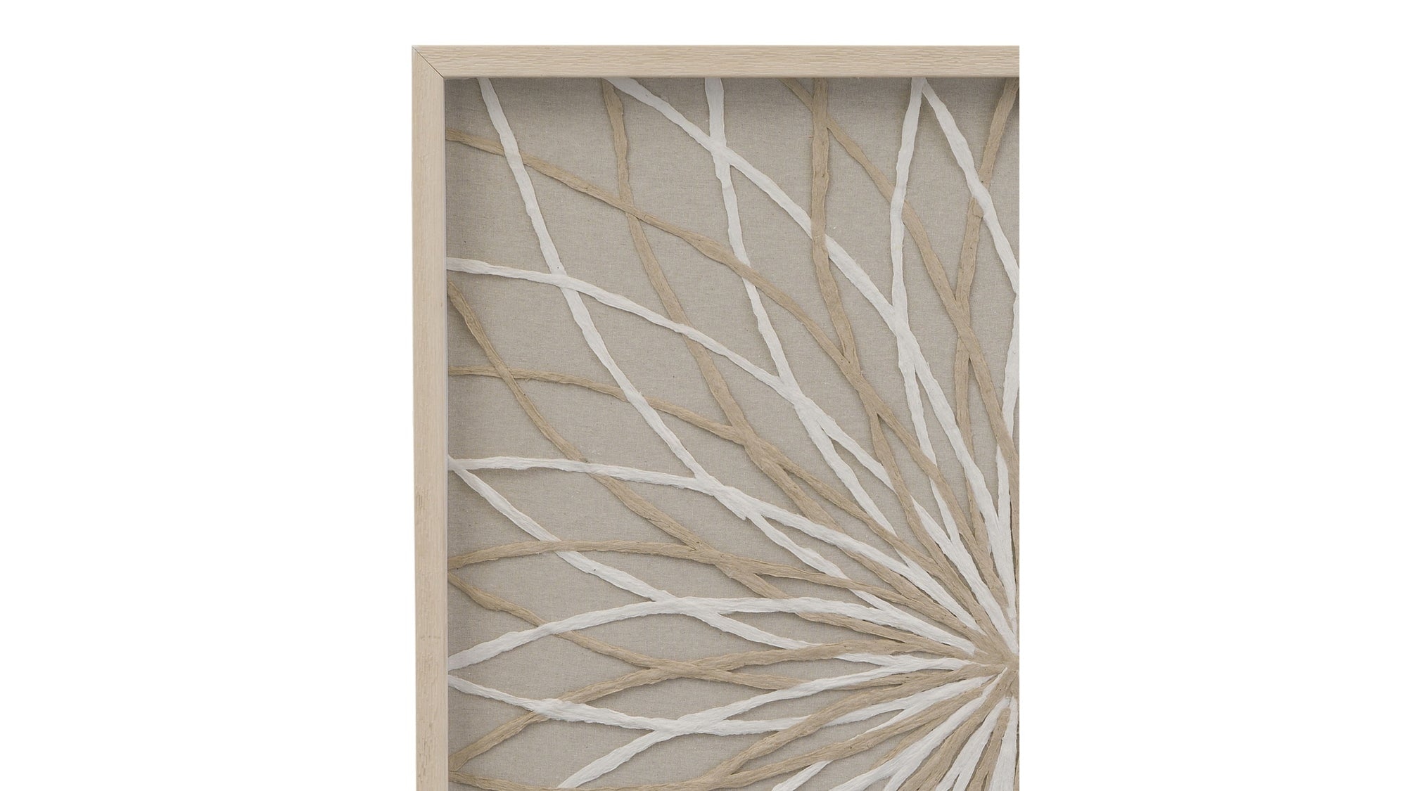 Bengaline Canvas Art - Beige