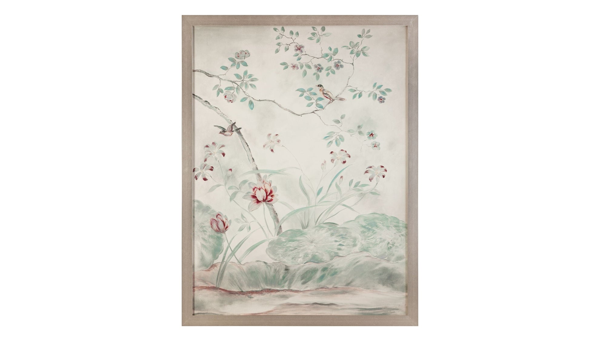 Sylvan Study Framed Print - Cream