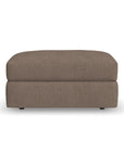 Chevy - Fabric Ottoman Pouf - Brown