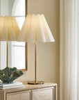 Lilabet - Fluted Shade Table Lamp - Gold