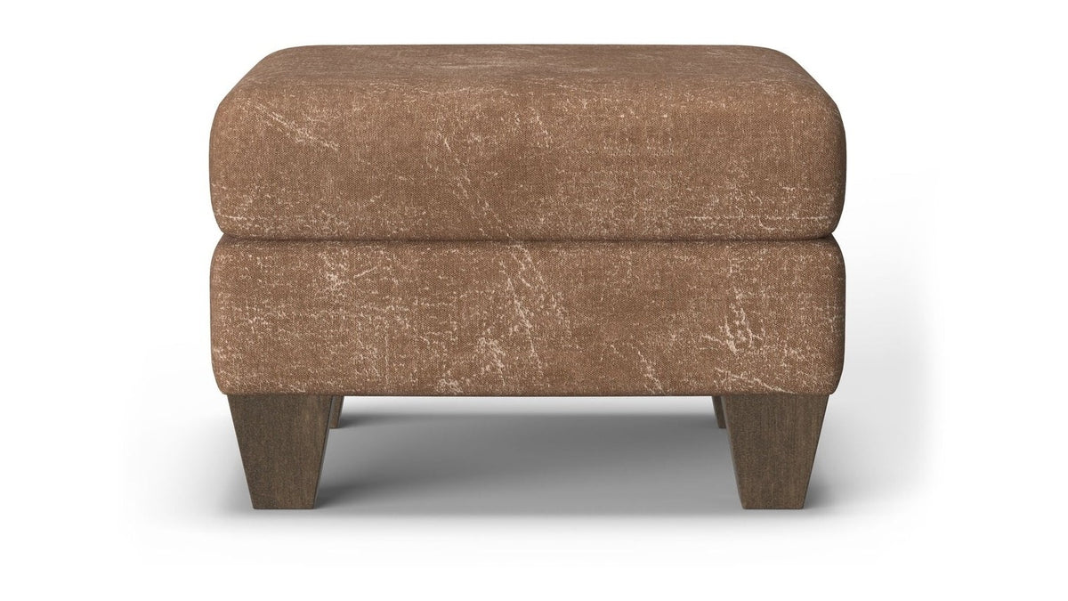 Moxy - Fabric Ottoman, Square Tapered Legs