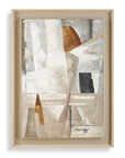 Hide & Seek - Abstract Art - Black / Brown / Gray / Orange / White / Woodtone