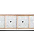 Everett - Server - Rustic Brown Mango / Ivory Bone / Grey Resin