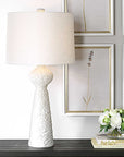 Sonata - Textured Table Lamp - White