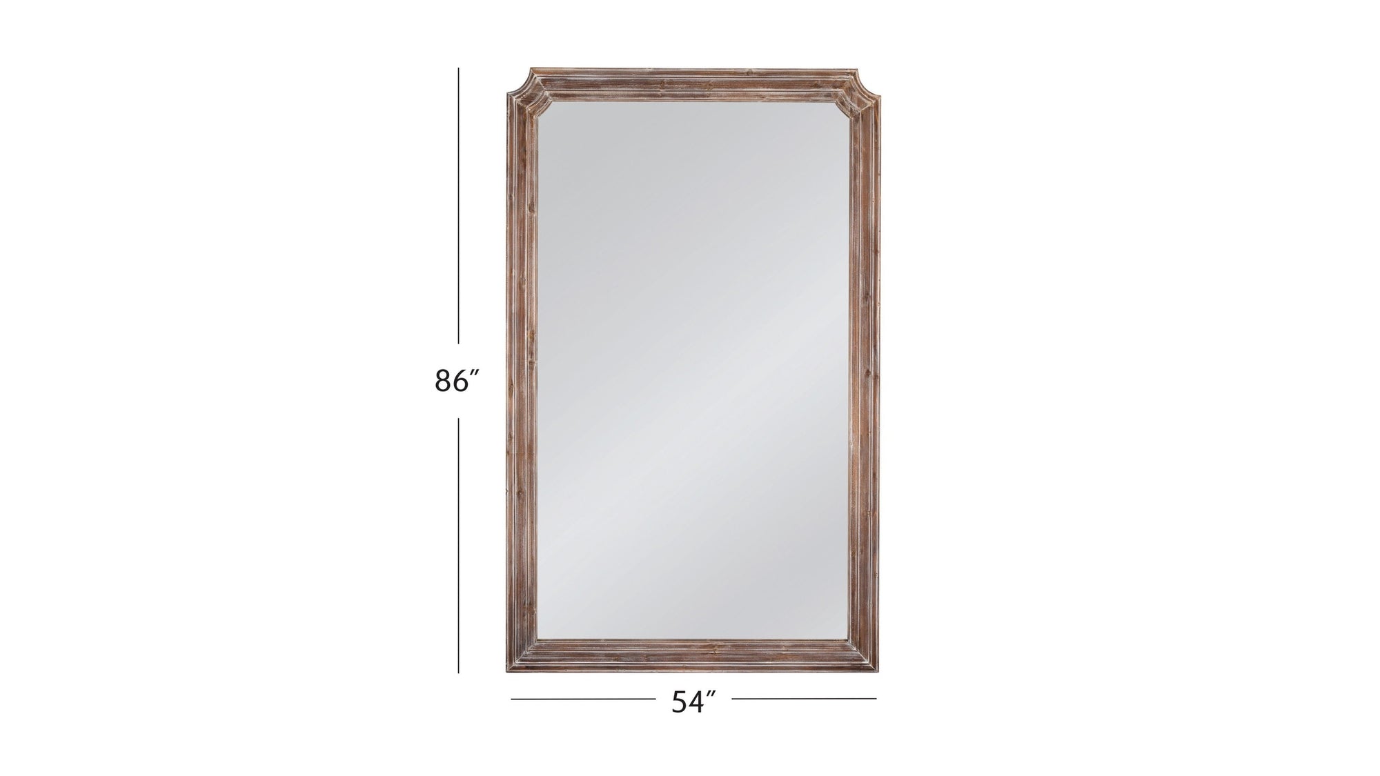 Joss - Floor Mirror - Dark Brown
