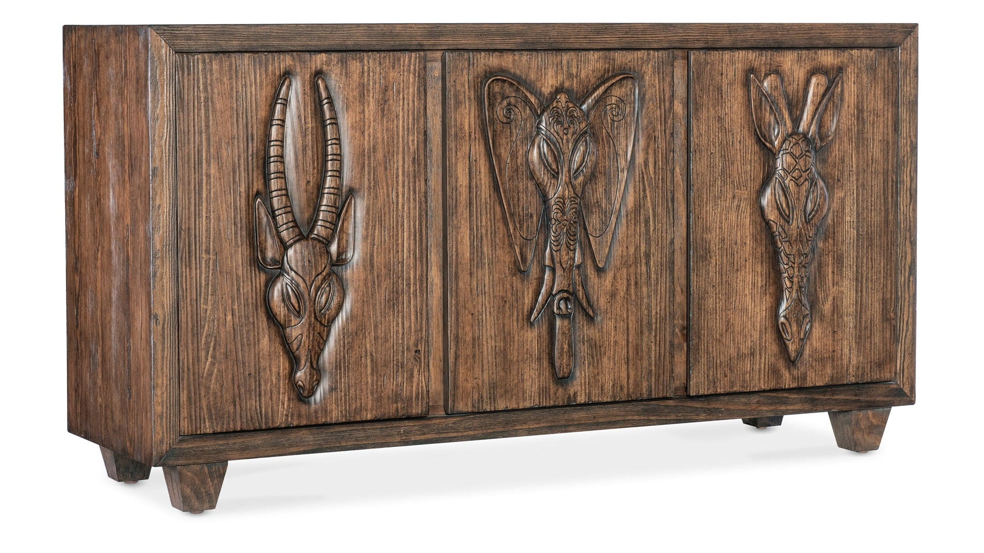 Commerce And Market - Safari Credenza - Dark Brown