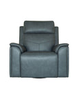 Vernon - Power Swivel Gliding Recliner With Power Headrest, Lumbar, Heat & Massage