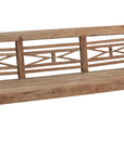 Antique - Plantation Grown Teak Bench - Dark Brown