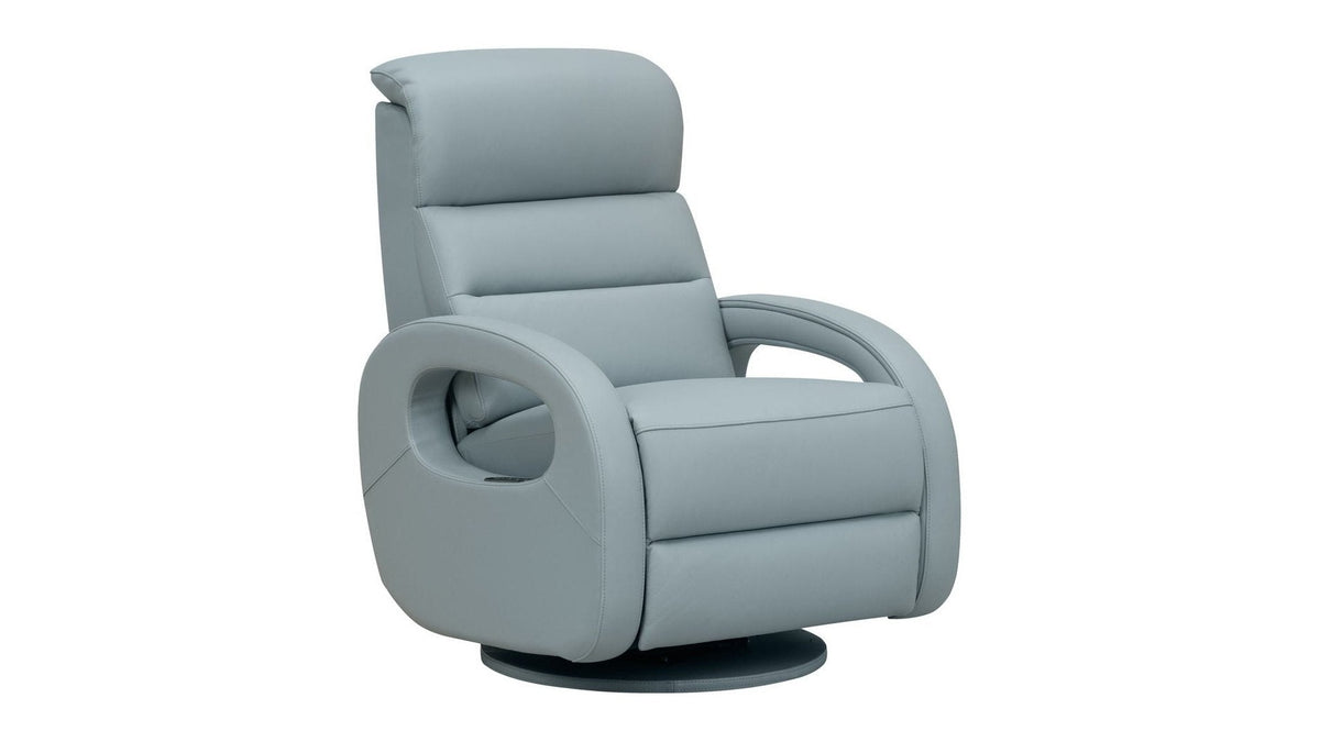 Gunter - 3P Recliner Swivel Glider - Troy-Robin Blue
