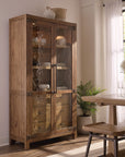 Vineyard Row - Display Cabinet - Light Brown