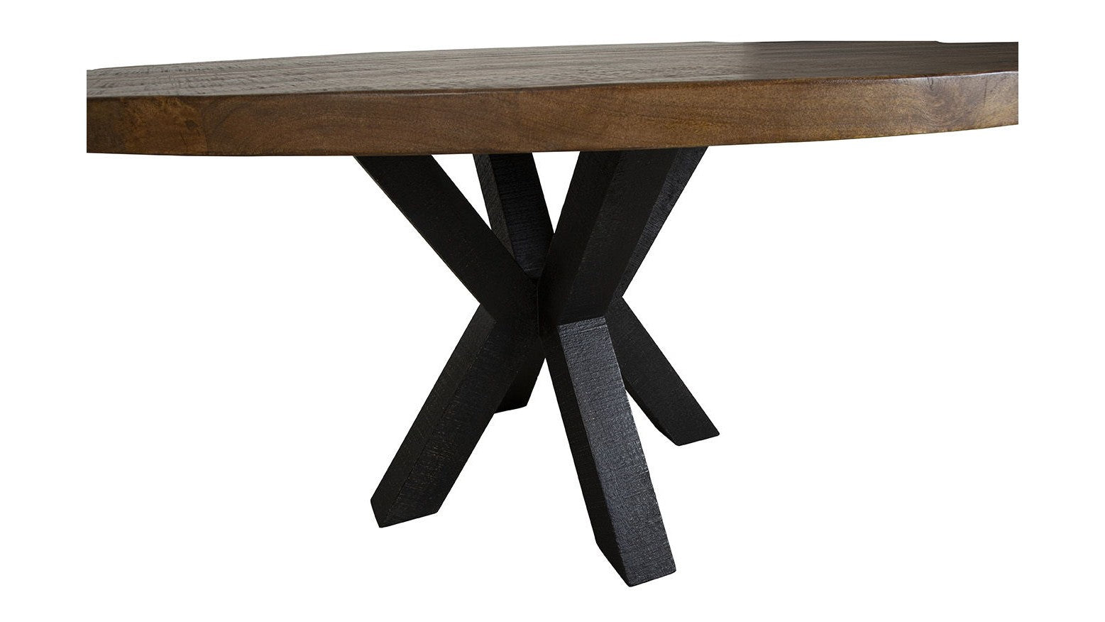 Bridgerton - Dining Table - Light Brown / Black