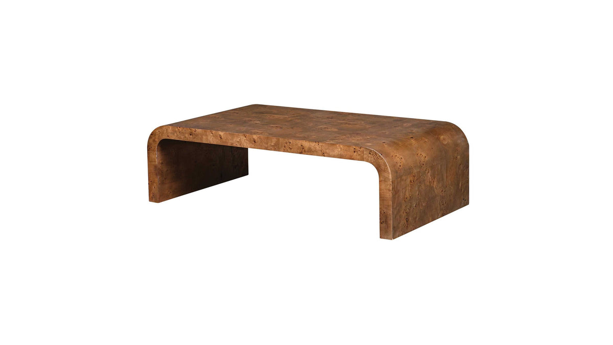 Carraway - Burl Wood Coffee Table - Woodtone
