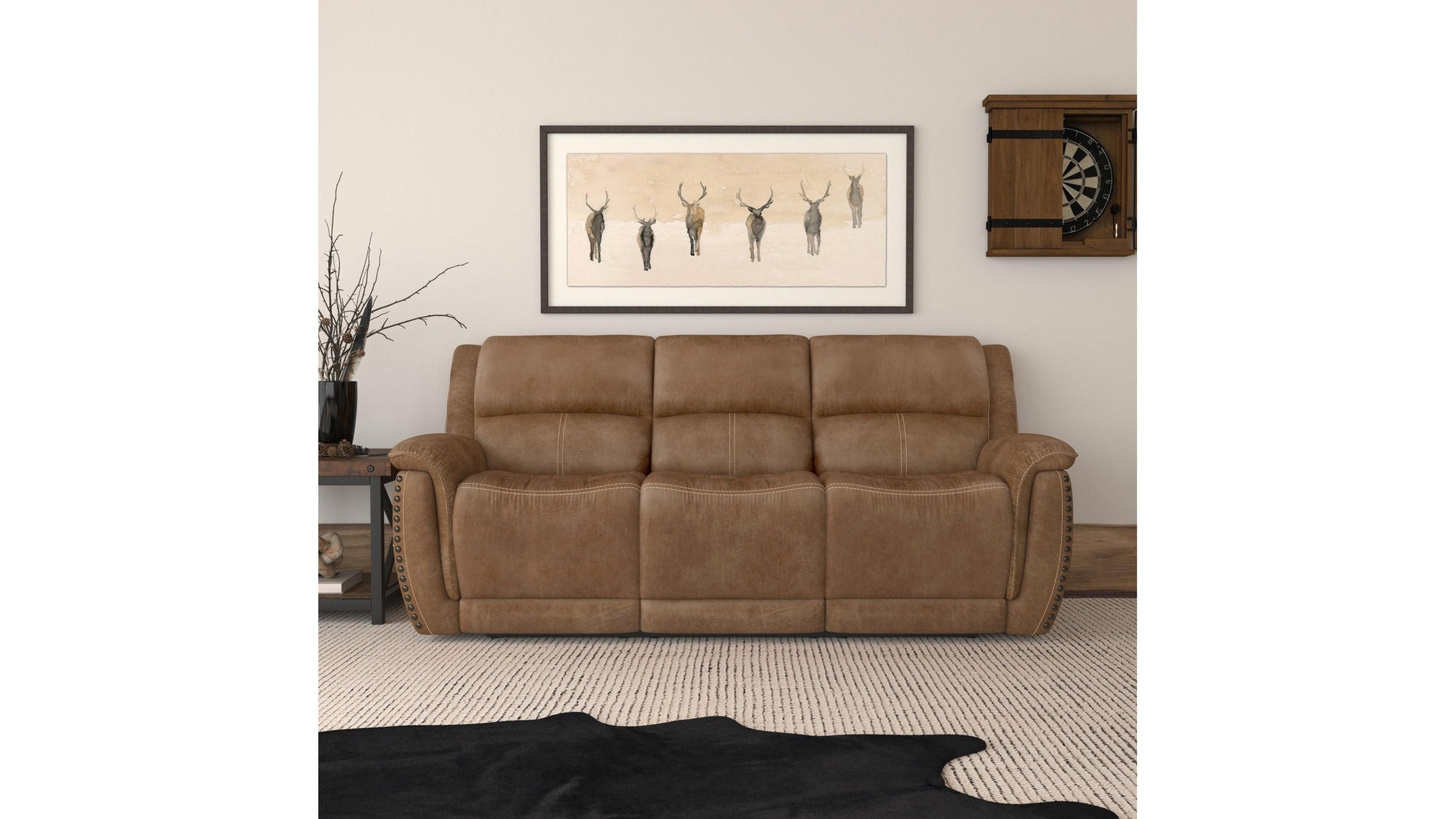 Beau - Power Reclining Sofa With Power Headrests