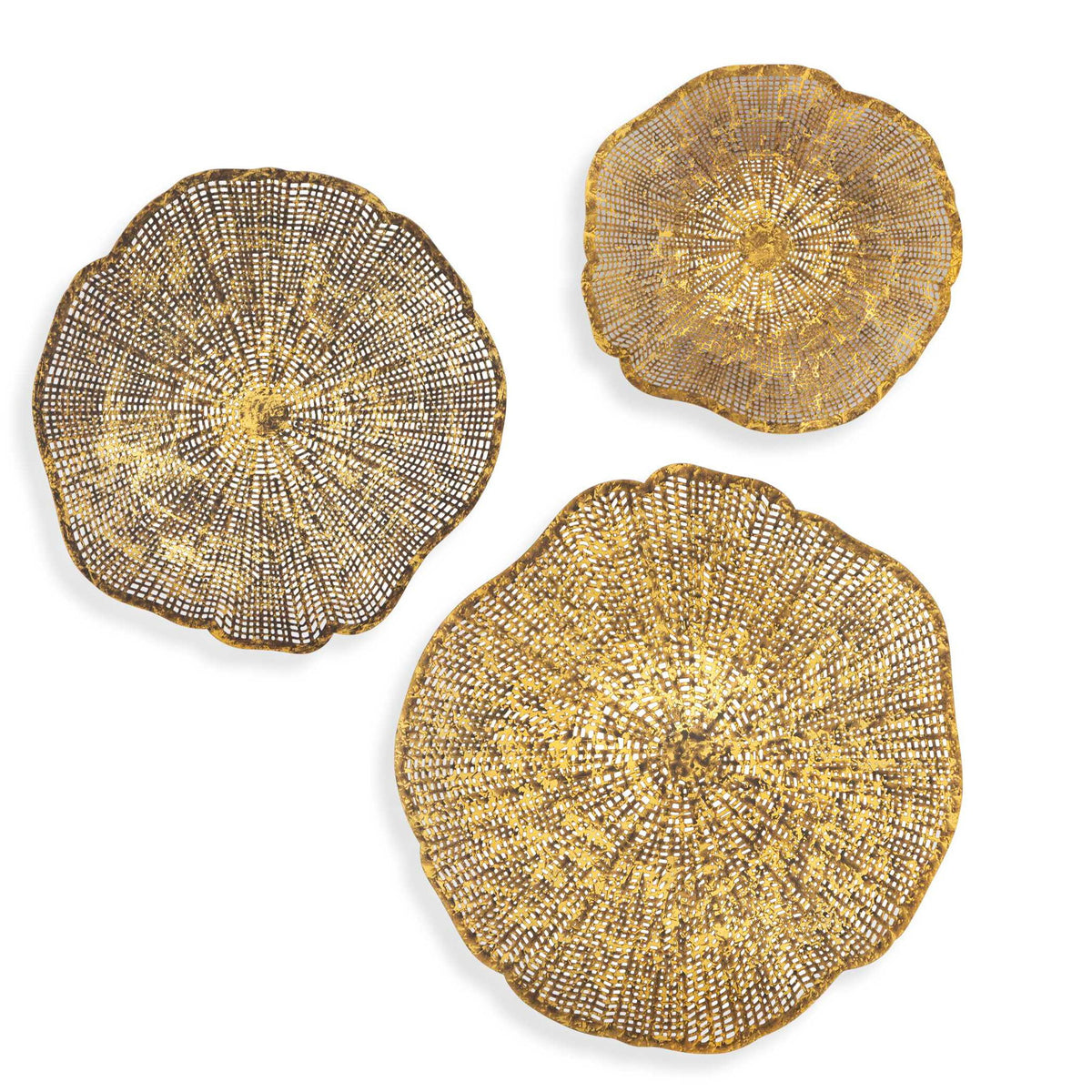 Radiance - Metal Wall Decor Set of 3 - Gold
