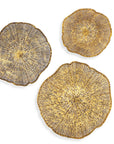 Radiance - Metal Wall Decor Set of 3 - Gold