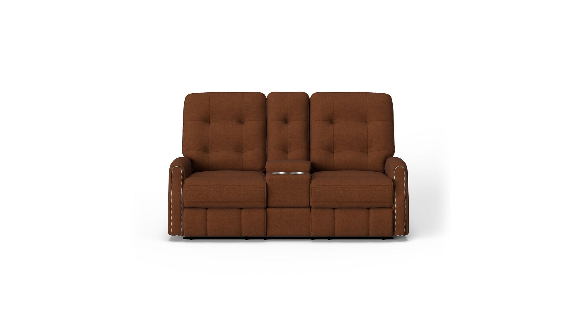 Devon - Reclining Loveseat, Nailhead Trim