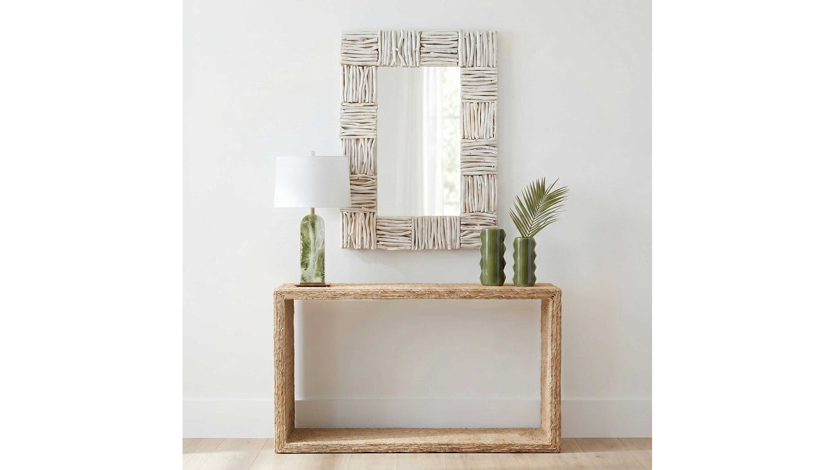 Lathey - Teak Mirror - Woodtone