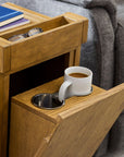 Sidekick - Smart Side Table - Light Brown