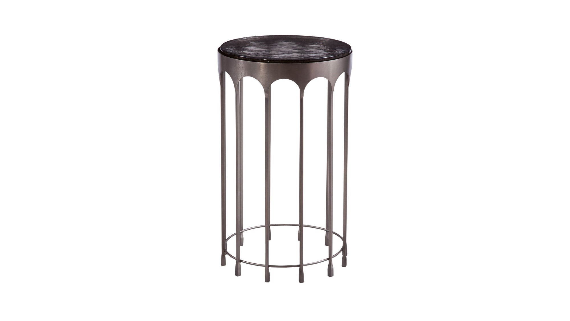 Hartley - Accent Table - Nickel