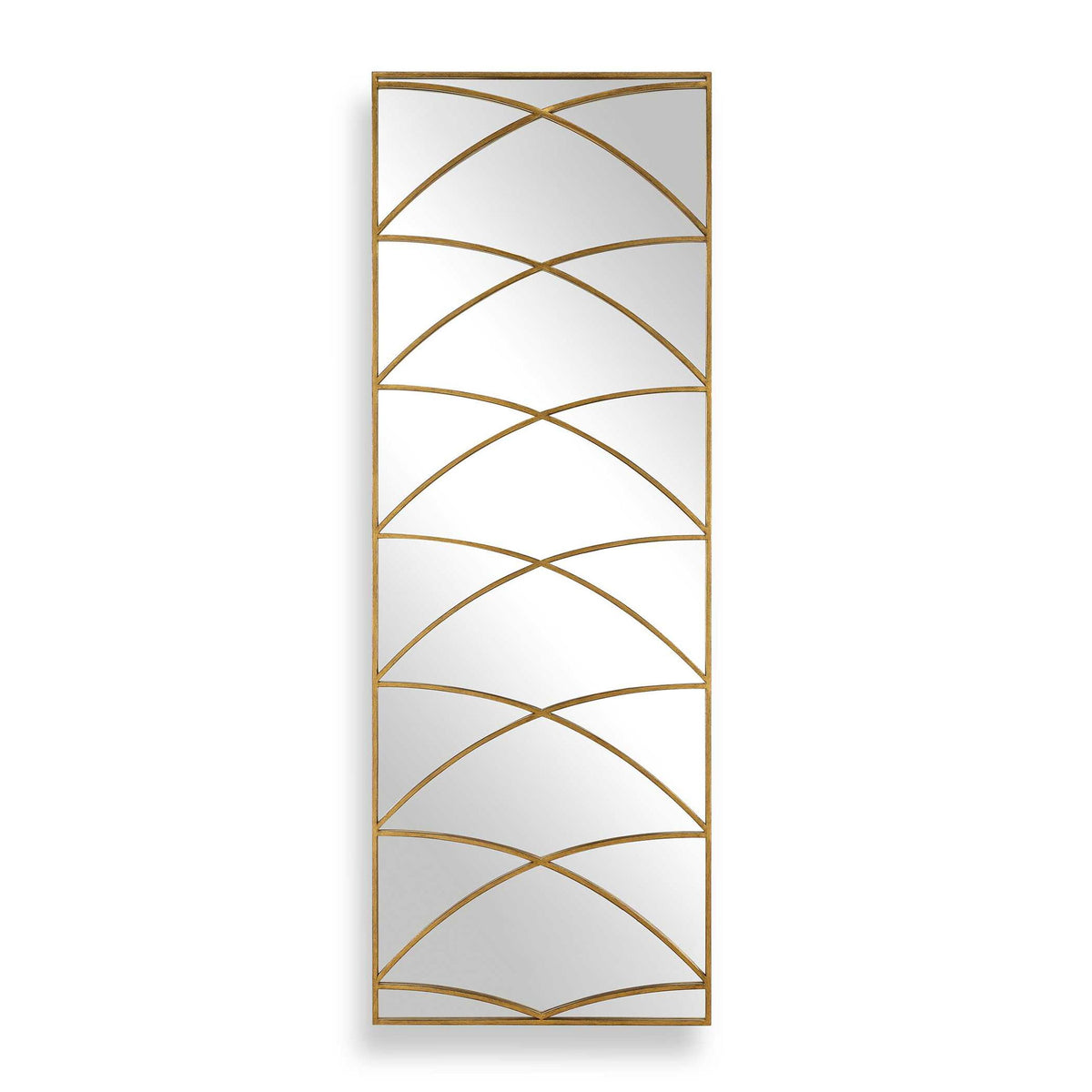 Crossed Up - Full Length Mirror - Gold