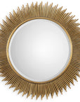 Marlo - Round Mirror - Gold