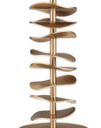 Akoa - Metal Disc Table Lamp - Brass,Gold
