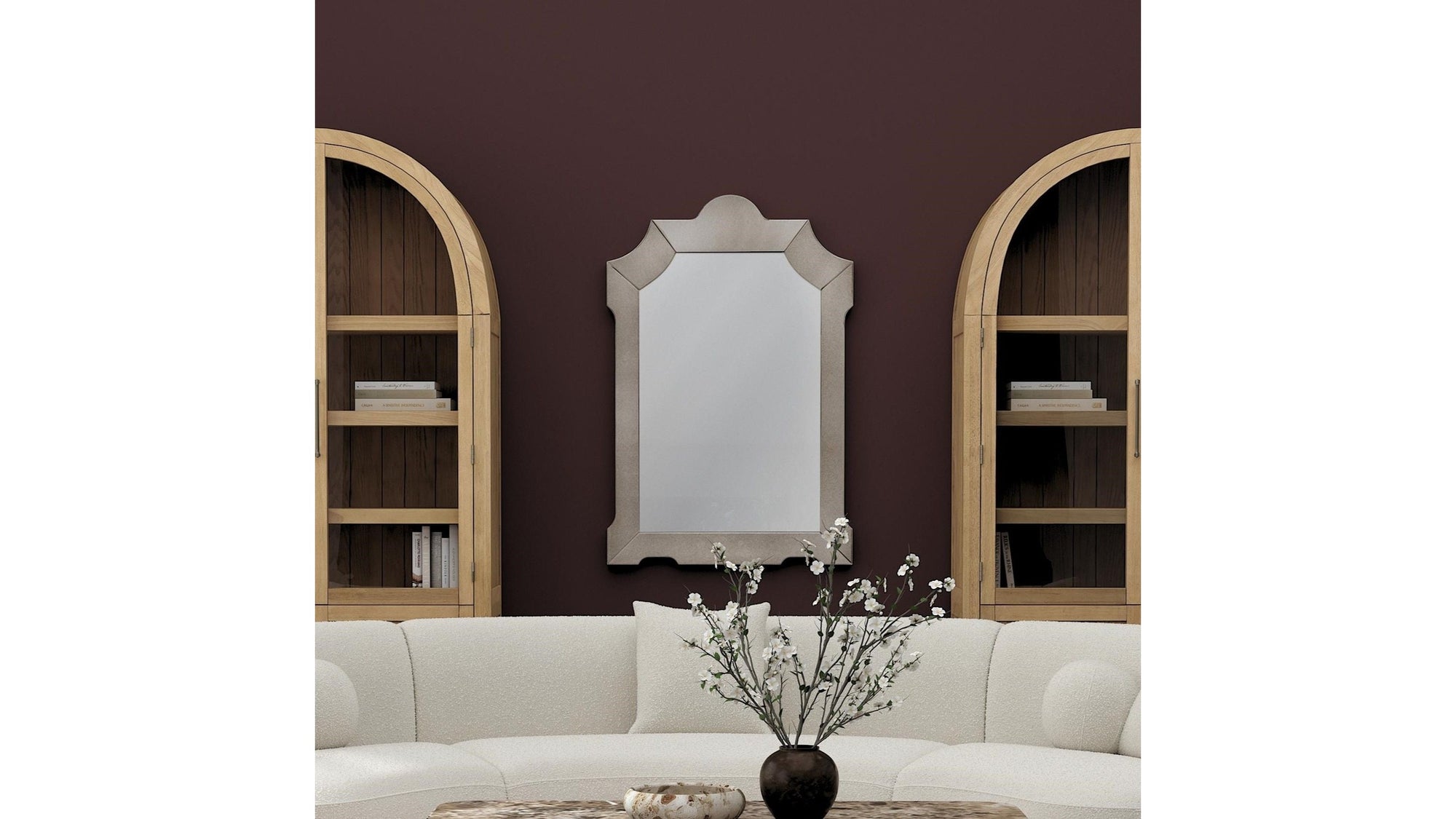 Montecito - Wall Mirror - Silver Leaf