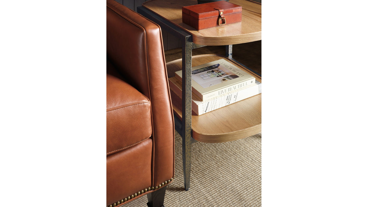 Cashiers - Tiered End Table - Almond