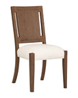 Lincoln - Upholstered Dining Chair - Brown / Milk