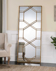Kennis - Leaf Leaner Mirror - Gold