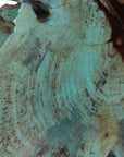 Bahati Wood - Sculpture - Blue