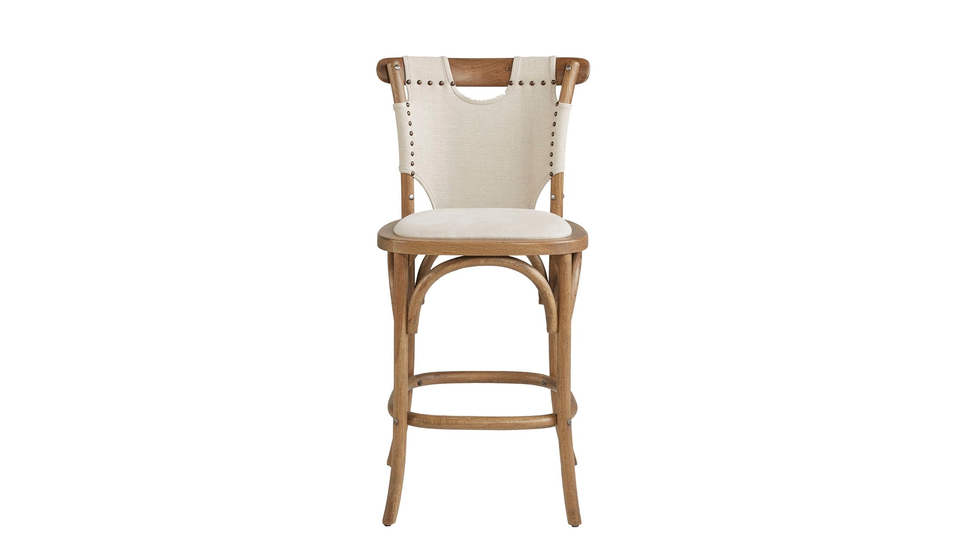 Split Shoulder - Counter Stool - Light Brown