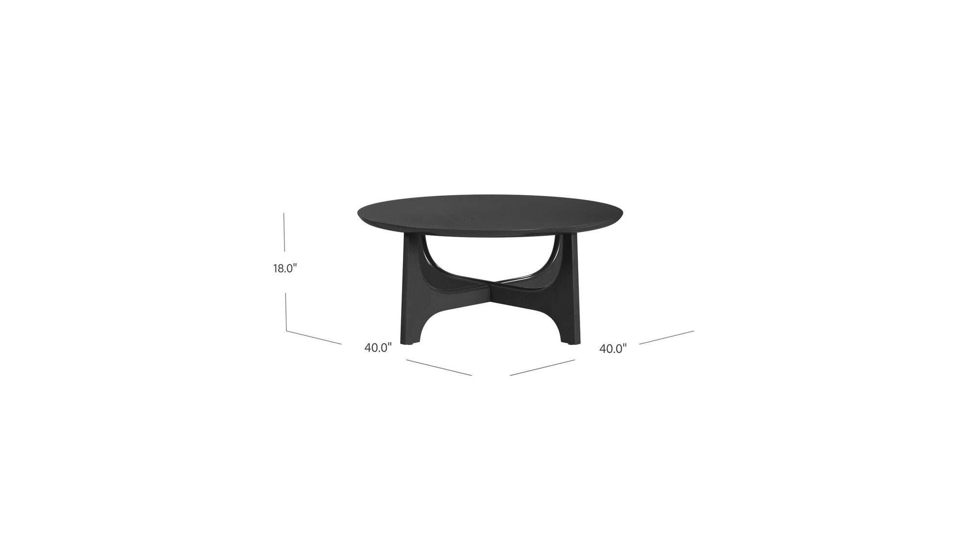 Dunnigan - Round Cocktail Table - Black