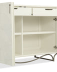 Melange - White Lotus Hall Chest - White