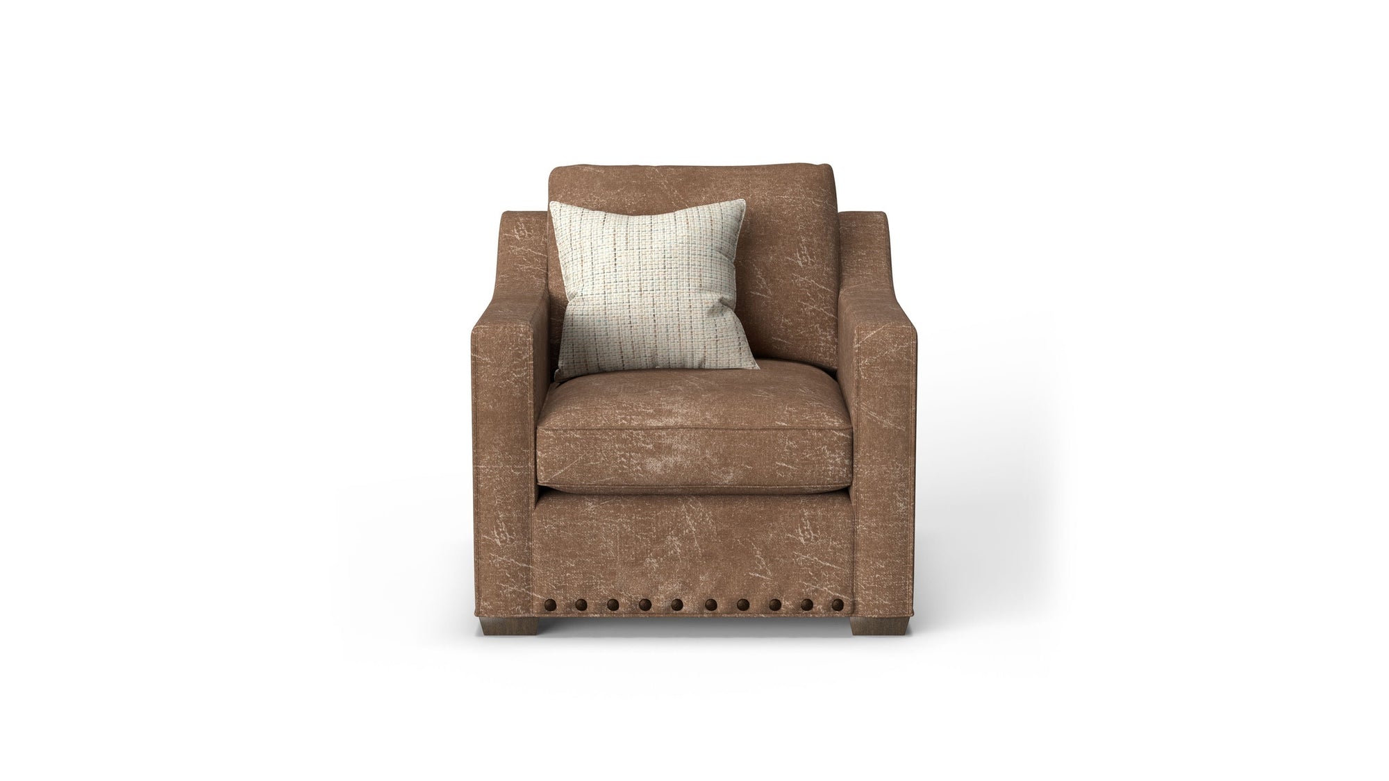 Milo - Fabric Chair With Nailhead Trim