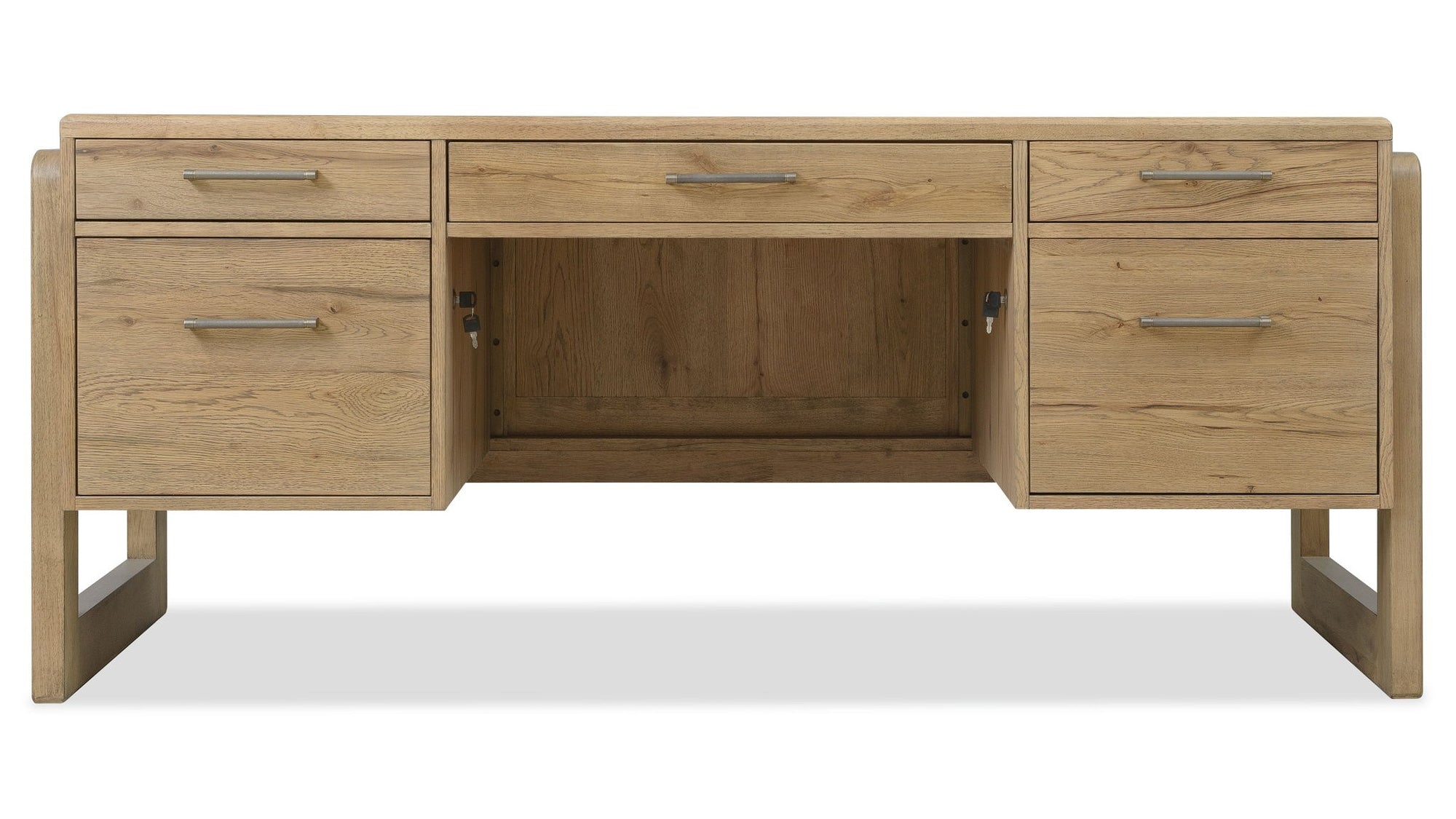 Kalamazoo - Executive Desk - Light Brown
