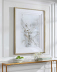 Pathos - Framed Abstract Print - Gold