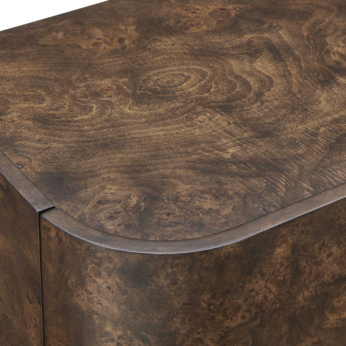 Melbourne - Mappa Burl 4 Door Cabinet - Woodtone