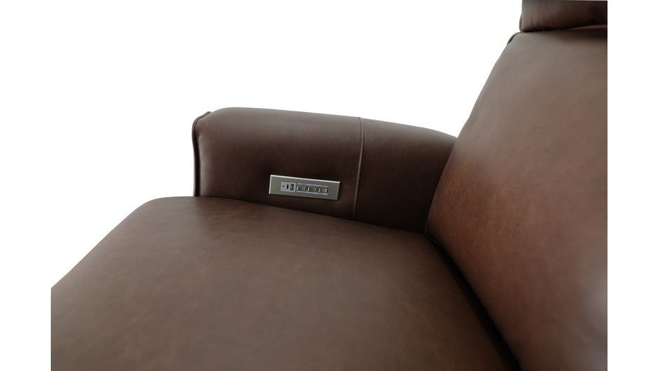 Durham - Power Recliner With Power Headrest, Lumbar - Chocolate