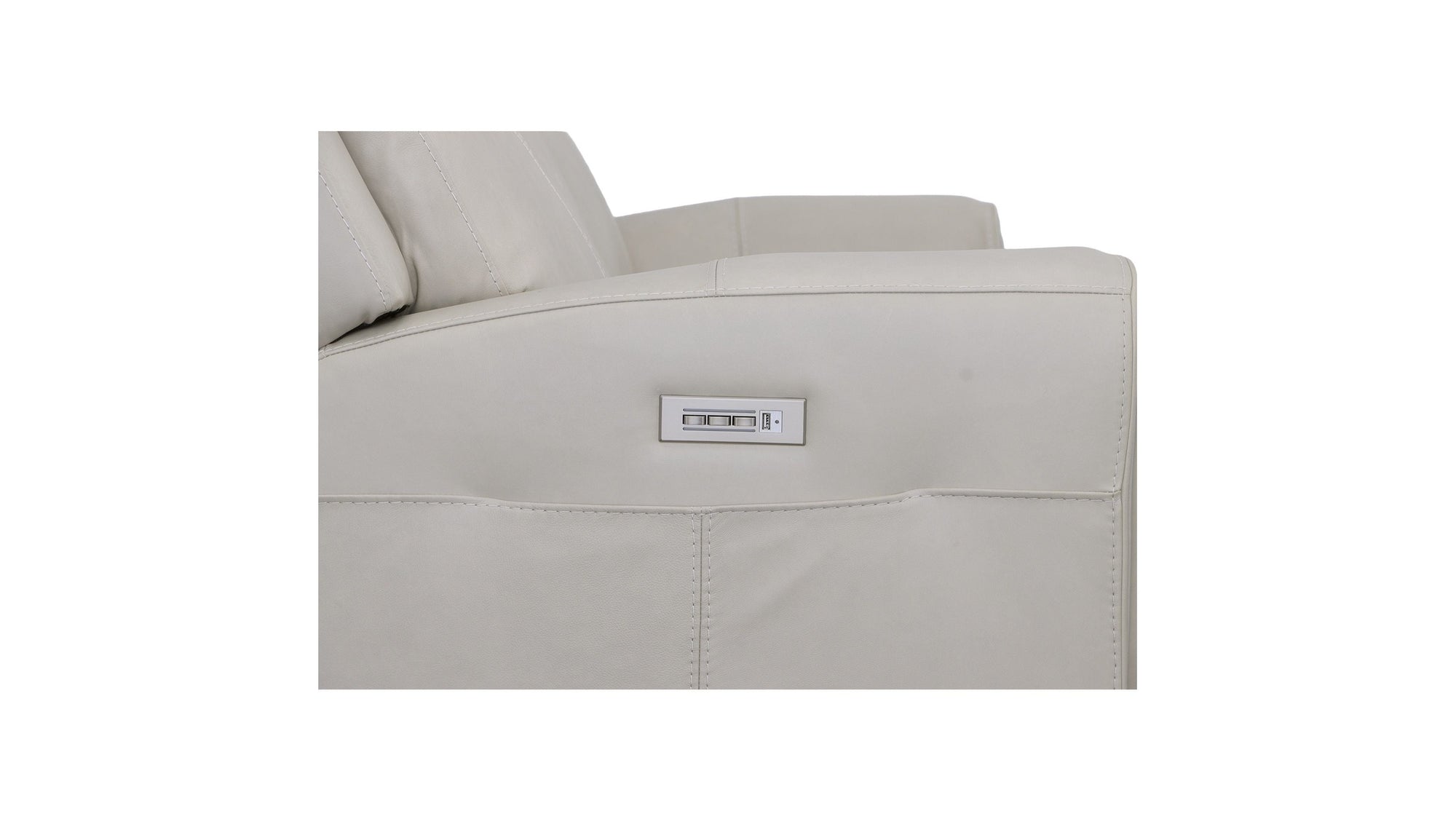 Barnett - Power Reclining Sofa With Power Headrests & Lumbar