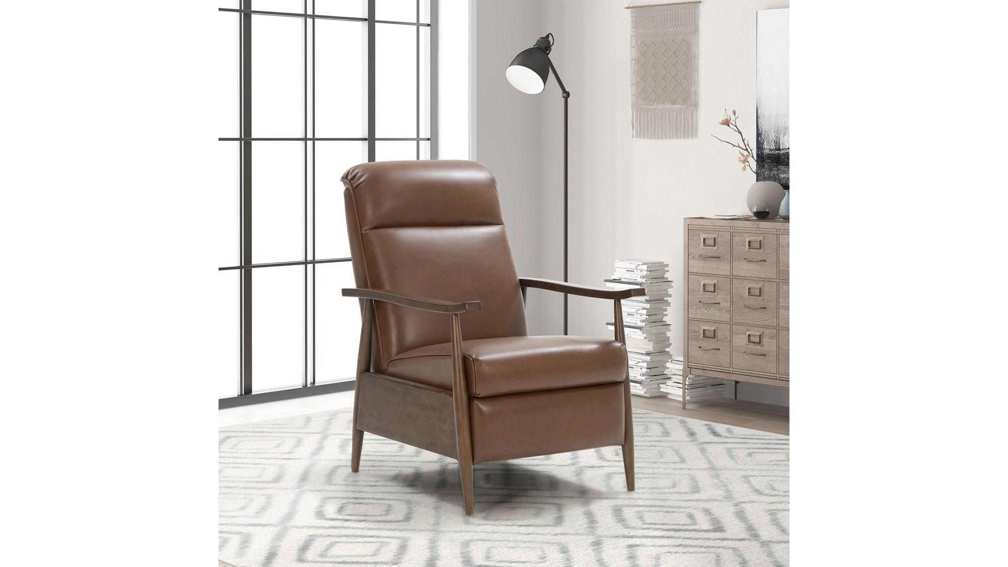 Hampton B - Recliner Push Thru The Arms