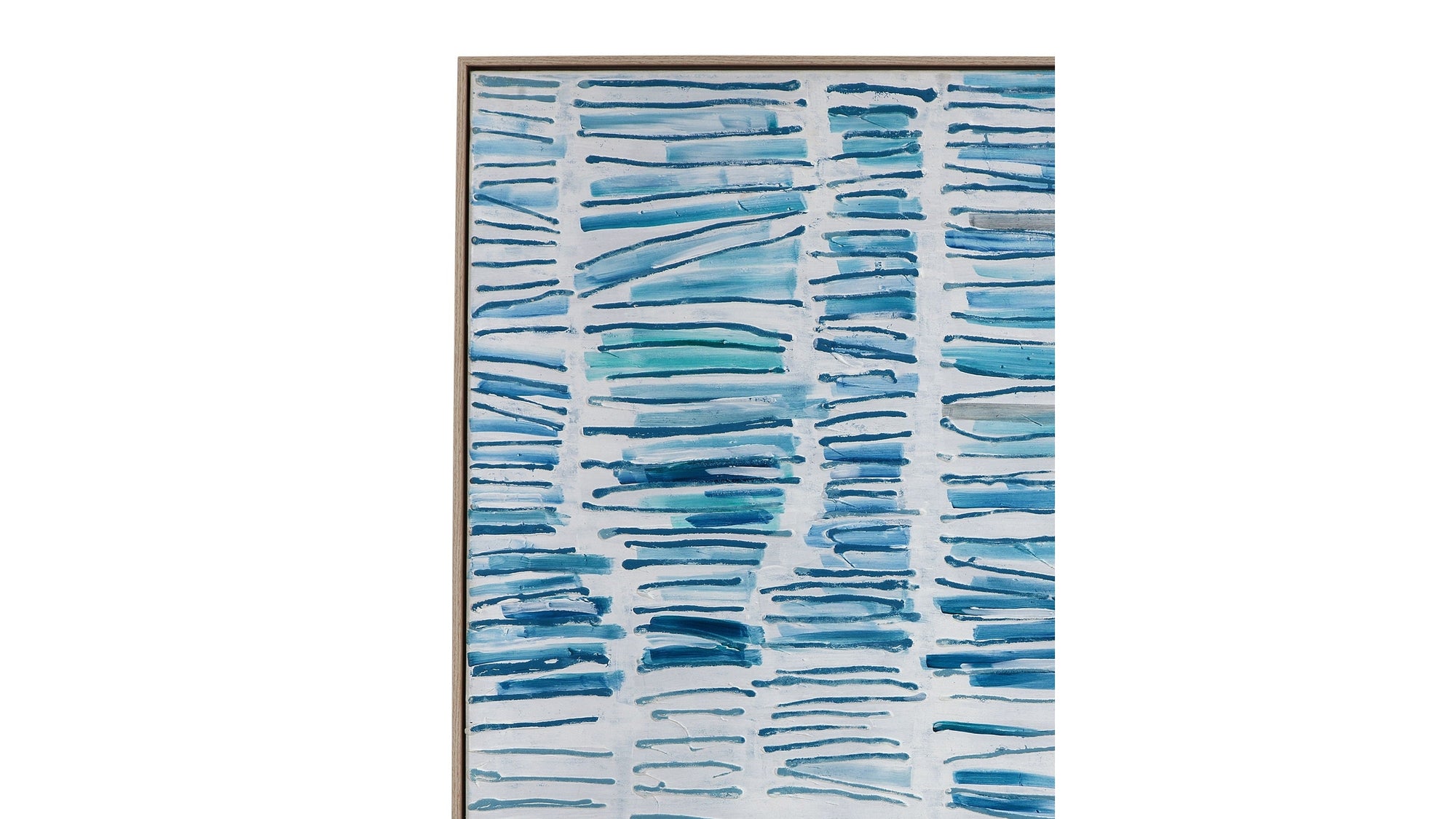 Blue Gail Canvas Art - Light Blue