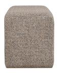 Kelce - Woven Checkered Ottoman - Brown